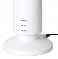 WENTYLATOR KOLUMNOWY BIURKOWY STOJĄCY OSCYLACJA KLIMA USB 3W CZARNY