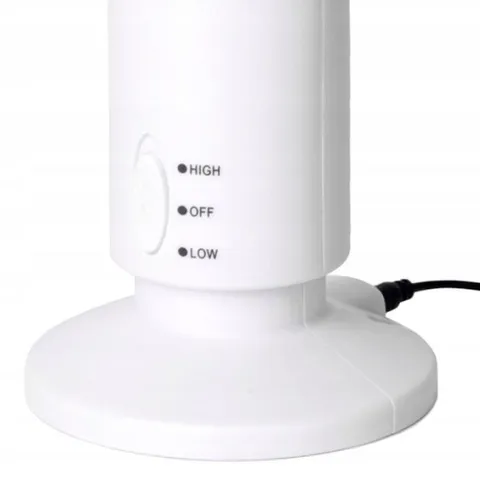 WENTYLATOR KOLUMNOWY BIURKOWY STOJĄCY OSCYLACJA KLIMA USB 3W CZARNY