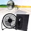 WENTYLATOR + PANEL SOLARNY SŁONECZNY 5W 6V Do kemping