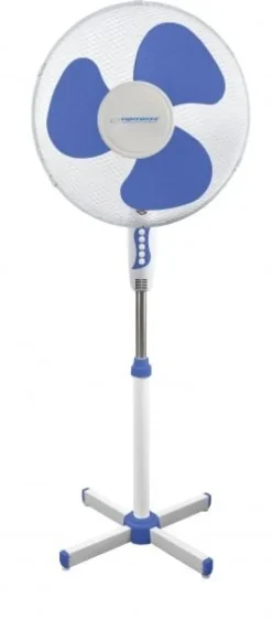 WENTYLATOR 16'' STOJĄCY HURRICANE BIAŁO-NIEBIESKI ESPERANZA EHF001WB