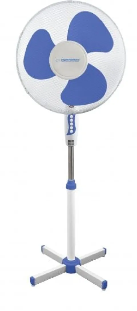 WENTYLATOR 16'' STOJĄCY HURRICANE BIAŁO-NIEBIESKI ESPERANZA EHF001WB