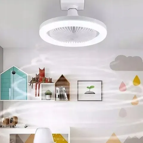 WENTYLATOR SUFITOWY z Oświetleniem LED PLAFON Obrotowy 360 + Pilot