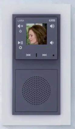 Wideodomofon intercom LARA-IC/MF kość słoniowa, design LOGUS90, EFAPEL, ELKOEP, iNELS, TMF, MF, BASE