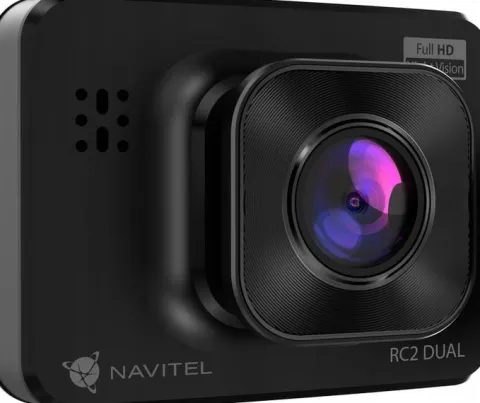 Wideorejestrator kamera samochodowa Navitel RC2 Dual Przód tył Full HD 2"