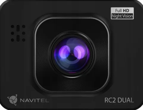 Wideorejestrator kamera samochodowa Navitel RC2 Dual Przód tył Full HD 2"