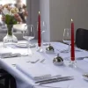 Świece stołowe BOLSIUS Szpica 245/24 (bordowe) ~7h 8szt.