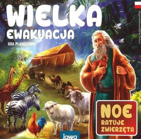 Wielka ewakuacja - Noe ratuje zwierzęta - gra planszowa