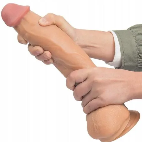 WIELKI DONG, OGROMNE DILDO SZTUCZNY GRUBY PENIS NA PRZYSSAWCE 28CM