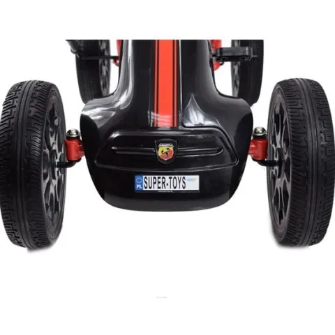 WIELKI LICENCJONOWANY GOKART FIAT ABARTH KOŁA EVA JAKOŚĆ /PB9388A