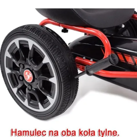 WIELKI LICENCJONOWANY GOKART FIAT ABARTH KOŁA EVA JAKOŚĆ /PB9388A