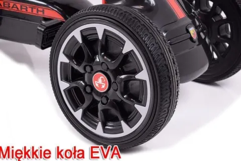 WIELKI LICENCJONOWANY GOKART FIAT ABARTH KOŁA EVA JAKOŚĆ /PB9388A