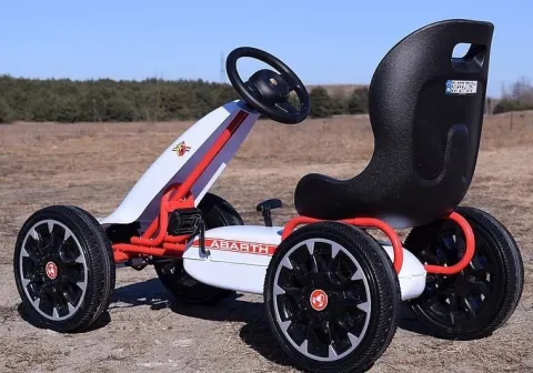 WIELKI LICENCJONOWANY GOKART FIAT ABARTH KOŁA EVA JAKOŚĆ /PB9388A