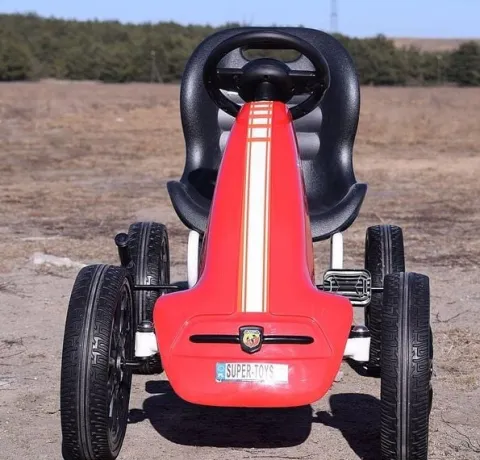 WIELKI LICENCJONOWANY GOKART FIAT ABARTH KOŁA EVA JAKOŚĆ /PB9388A