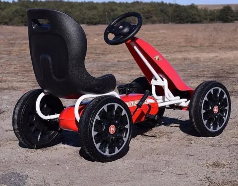 WIELKI LICENCJONOWANY GOKART FIAT ABARTH KOŁA EVA JAKOŚĆ /PB9388A