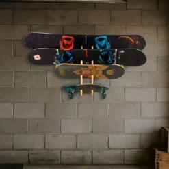 Wieszak John Paddle Snow Rack 4 na deski snowboardowe, kite, wake i skate