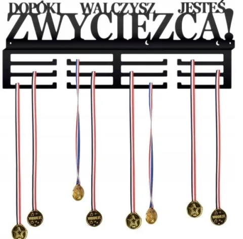 Wieszak na medale ZWYCIĘZCA 40 CM
