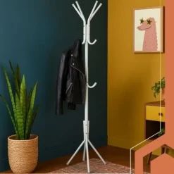 Wieszak Stojący 170Cm - Biały Ruhhy 26360