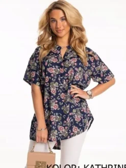 Świetna Wygodna Kobieca BLUZKA Koszula Plus Size Dużo Rozmiarów Kolorów