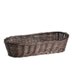 Wiklinowa Owalna Taca na Pieczywo 33x16 H8 cm