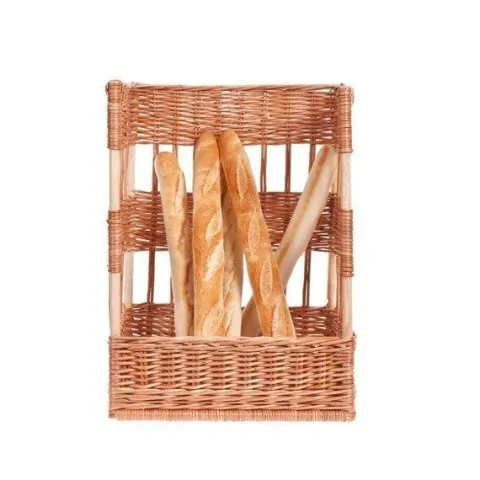Wiklinowy Kosz na Bagietki 45x45 H14/60 cm