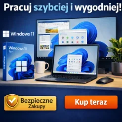 ⚡ Windows 11 Pro Klucz / Oprogramowanie - ONLINE 24/7 - GWARANCJA ⚡