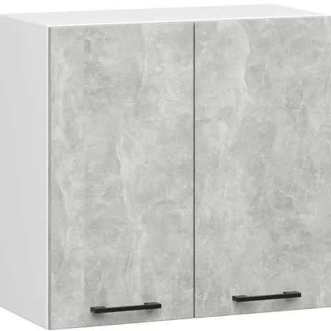 WISZĄCA SZAFKA KUCHENNA OLIWIA W 60cm BIAŁA / BETON