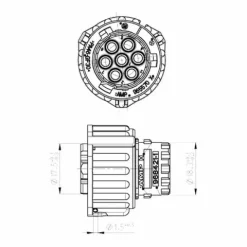 Wiązka Wtyczka kostka lampy tył Fiat Ducato Citroen Jumper Peugeot Boxer