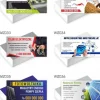 Wizytówki firmowe GOTOWY PROJEKT GRATIS 100 sztuk CUKIERNIA SŁODKOŚCI