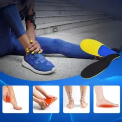Wkładki do Butów Ortopedyczne Supinujące na Płaskostopie Amortyzujące 39/40