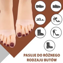 Wkładki żelowe amortyzujące pod sklepienie stopy, śródstopie komplet 2 szt