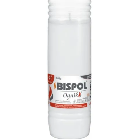 Wkłady do zniczy parafinowe Bispol WP4 96h 4 dni 24 sztuki