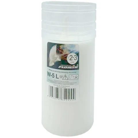 Wkłady do zniczy parafinowe Płomyk W-5 L 48-72h 2-3 dni 30 sztuk