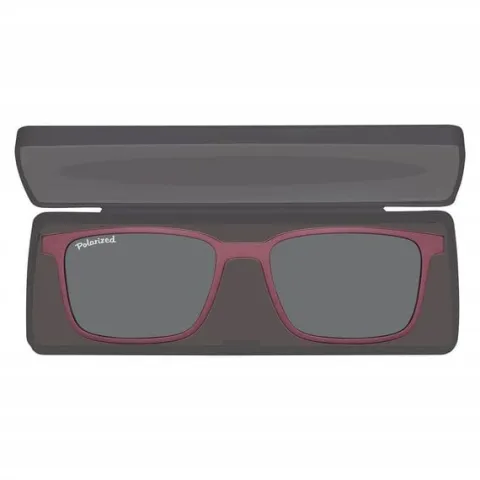 2w1 MAŁE okulary Oprawki Korekcyjne z NAKŁADKĄ PRZECIWSŁONECZNĄ na magnes