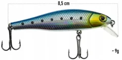 WOBLER Wędkarski Minnow Pop Walker 3D sztuczna PRZYNĘTA 7 cm 5,2 g