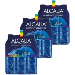 Woda Alkaliczna Alcalia wysokie pH 9,36 12 x 1,5 l