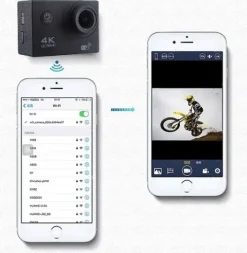 WODOODPORNA KAMERA 4K HD WIFI SPORTOWA GO PRO + BEZPŁATNE 17AKCESORIÓW