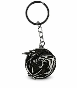 Wolf Medallion | 6 cm | Metal | Brelok Gamingowy | Witcher