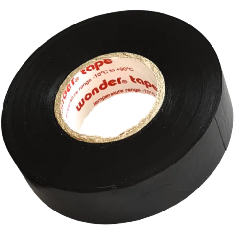 WONDER TAŚMA K1XB0 0,15mm/19mm/20m CZARNA, PREMIUM VDE MROZOODPORNA MOCNA