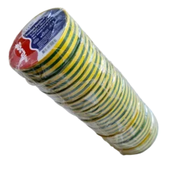 WONDER TAŚMA K1XB0 0,15mm/19mm/20m ŻÓŁTO-ZIELONA, PREMIUM VDE MROZOODPORNA