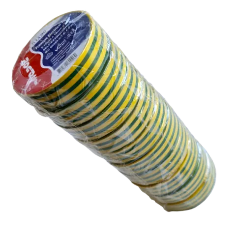 WONDER TAŚMA K1XB0 0,15mm/19mm/20m ŻÓŁTO-ZIELONA, PREMIUM VDE MROZOODPORNA