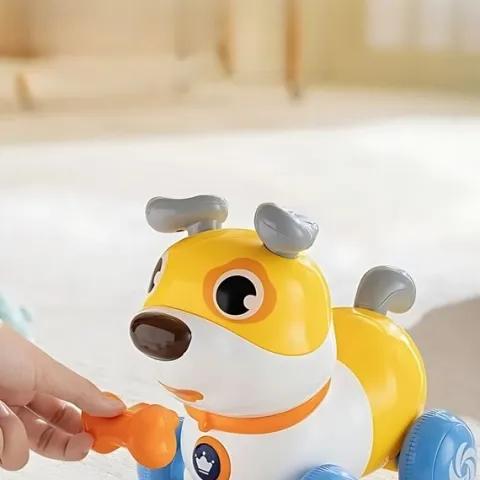 WOOPIE Interaktywny Piesek 2w1 Pchacz Szczekający 360° 6m+