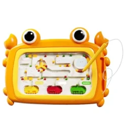 WOOPIE Tablica Magnetyczna Montessori Labirynt Krab Pomarańczowa