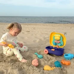 WOOPIE Zestaw do Piasku 3w1 Walizka Piesek Stolik Wodny
