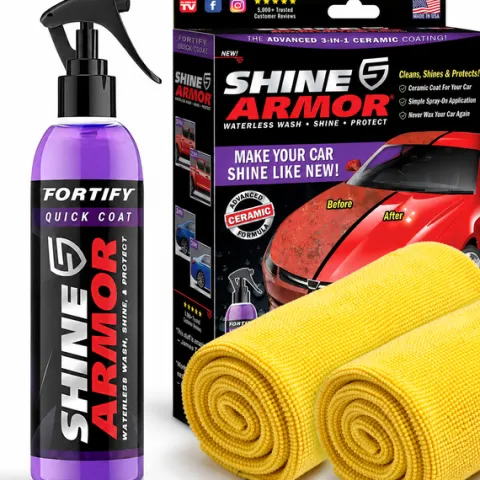 WOSK CERAMICZNY DO LAKIERU 3W1 SPRAY WAX POWŁOKA DETAILING + 2X MIKROFIBRA