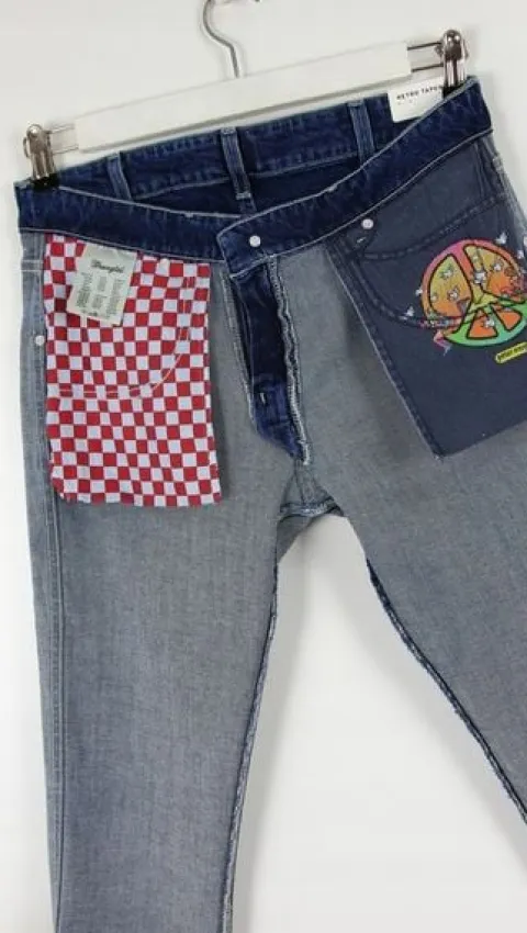 WRANGLER X PETER MAX JEANSY TAPERED BRYSON_W28 L32