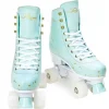 Wrotki Raven Noa Mint LED 39-42