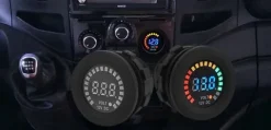 WSKAŹNIK AKUMULATORA MIERNIK NAPIĘCIA NAŁADOWANIA ŁODZI MOTOCYKLA TEST 12V