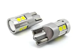 W5W żarówka LED T10 12-24V CANBUS 500lm 8 kolorów Limonkowa