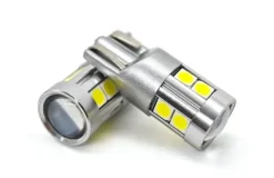 W5W żarówka LED T10 12-24V CANBUS 500lm 8 kolorów Limonkowa