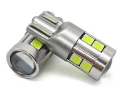 W5W żarówka LED T10 12-24V CANBUS 500lm 8 kolorów Zielona